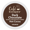 Cafe Escapes Dark Chocolate Hot Cocoa K-cups, 24/box