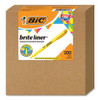 Brite Liner Highlighter Xtra Value Pack, Yellow Ink, Chisel Tip, Yellow/black Barrel, 200/carton