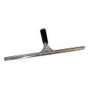 Stainless Steel Window Squeegee, 18" Wide Blade, 3" Handle