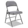 Chair,fldng,pad,4/ct,lgy
