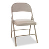 Chair,flding,padded,tan