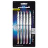 Vision Elite Blx Series Roller Ball Pen, Stick, Bold 0.8 Mm, Assorted Ink And Barrel Colors, 5/pack