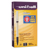 Deluxe Roller Ball Pen, Stick, Fine 0.7 Mm, Black Ink, Champagne Barrel, Dozen