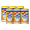 Disinfecting Wipes, 7 X 7.75, Crisp Lemon, 75/canister, 6 Canisters/carton