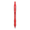 Profile Gel Pen, Retractable, Medium 0.7 Mm, Red Ink, Translucent Red Barrel, Dozen