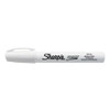 Permanent Paint Marker, Medium Bullet Tip, White, Dozen