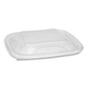 Earthchoice Recycled Pet Container Lid, For 24-32 Oz Container Bases, 7.38 X 7.38 X 0.82, Clear, Plastic, 300/carton
