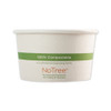No Tree Paper Bowls, 12 Oz, 4.4" Diameter X 2.5"h, Natural, Sugarcane, 500/carton
