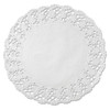 Doily,16.5in,rnd,wh