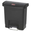 Wastebasket,s.j,15l,fs,bk