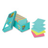 Pop-up 3 X 3 Note Refill Cabinet Pack, 3" X 3", Supernova Neons Collection Colors, 100 Sheets/pad, 18 Pads/pack