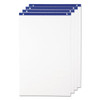 Conference Cabinet Flipchart Pad, Unruled, 21 X 33.75, White, 50 Sheets, 4/carton
