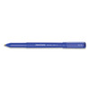 Write Bros. Ballpoint Pen, Stick, Bold 1.2 Mm, Blue Ink, Blue Barrel, Dozen