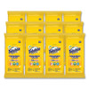 Multi Purpose Wipes, 7 X 7, Lemon, 24/pack, 12 Packs/carton