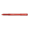 Write Bros. Grip Ballpoint Pen, Stick, Medium 1 Mm, Red Ink, Red Barrel, Dozen