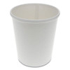 Paper Round Food Container, 32 Oz, 5.13" Diameter X 4.5"h, White, 500/carton