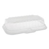 Ops Dome-style Lid, 17s Shallow Dome, 8.3 X 4.8 X 1.5, Clear, Plastic, 252/carton