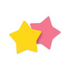 Die-cut Star Shaped Notepads, 2.6" X 2.6", Assorted Colors, 75 Sheets/pad, 2 Pads/pack