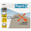 Duax Heavy-duty Staples, 0.75" Leg, 0.5" Crown, Steel, 1,000 Staples