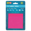 Seenotes Stickies , 3" X 3", Transparent Neon Pink, 50 Sheets/pad