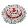 Microfiber Twist Mop Refill, 16", White