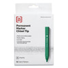 Permanent Marker, Tank-style, Medium Chisel Tip, Green, Dozen