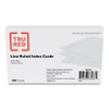 Card,indx,3x5,ln,100pk,gy