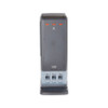 Smartstock Tri-tower Dispenser, Forks/knives/spoons, 13.16 X 16.07 X 31.03, Black/gray