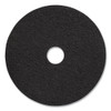 Stripping Floor Pads, 20" Diameter, Black, 5/carton - CWZ655321