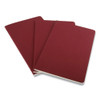Diary,5"wx8.25h,red,3/pk