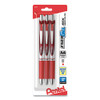 Pen,gel,retrc,md,3pk,rd