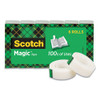 Magic Tape Refill, 1" Core, 0.75" X 22.2 Yds, Clear, 6/pack - MMM810S6