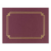Premium Textured Certificate Holder, 12.65 X 9.75, Burgundy, 3/pack - GRP939503