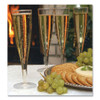 Plastic Champagne Glasses, 5 Oz, Clear, 10/pack - TBL0244Z