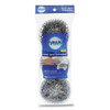 Ultra Steel Scrubbers, Gray/silver, 3/pack - PGC437777