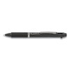 Energel 3 Multi-color Gel Pen, Retractable, Fine 0.5 Mm, Black/blue/red Ink, Gray Barrel - PENBLC35N