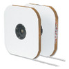 Sticky-back Fasteners, Hook Side, 0.75" Dia, White, 1,028/pack