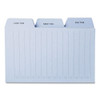 Planner Tabs Adhesive Notes, 3-tab Sets, Checklist Format, 3" X 4", Powder Blue, 90 Sheets/set, 3 Sets/pack