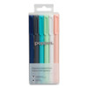 Signature Ballpoint Pen, Stick, Medium 1 Mm, Black Ink, Assorted Barrel Colors, 6/pack
