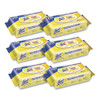 Disinfecting Wipes Flatpacks, 6.69 X 7.87, Lemon And Lime Blossom, 80 Wipes/flat Pack, 6 Flat Packs/carton - RAC99716CT