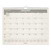 Recycled Wall Calendar, Unruled Blocks, 15 X 12, Sand/green Sheets, 12-month (jan To Dec): 2023