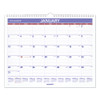 Monthly Wall Calendar, 15 X 12, White/red/blue Sheets, 12-month (jan To Dec): 2023