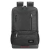 Draft Backpack, Fits Devices Up To 15.6", Nylon, 6.25 X 18.12 X 18.12, Black