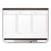 Prestige 2 Total Erase 3-month Calendar Board, 36 X 24, White, Graphite Frame