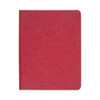 Pressboard Report Cover With Tyvek Reinforced Hinge, Two-piece Prong Fastener, 3" Capacity, 8.5 X 11, Red/red