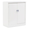 Assembled 42" High Heavy-duty Welded Storage Cabinet, Two Adjustable Shelves, 36w X 18d, Putty