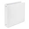 Earth's Choice Biobased Economy Round Ring View Binders, 3 Rings, 2" Capacity, 11 X 8.5, White