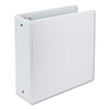 Earth's Choice Biobased Economy Round Ring View Binders, 3 Rings, 4" Capacity, 11 X 8.5, White