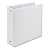 Earth's Choice Biobased Economy Round Ring View Binders, 3 Rings, 3" Capacity, 11 X 8.5, White