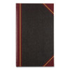Texthide Record Book, 1 Subject, Medium/college Rule, Black/burgundy Cover, 14 X 8.5, 500 Sheets